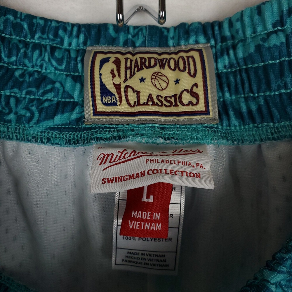 Memphis Grizzlies Mitchell & Ness NBA Large Jersey Shorts CNY Tiger Teal New - Picture 6 of 6